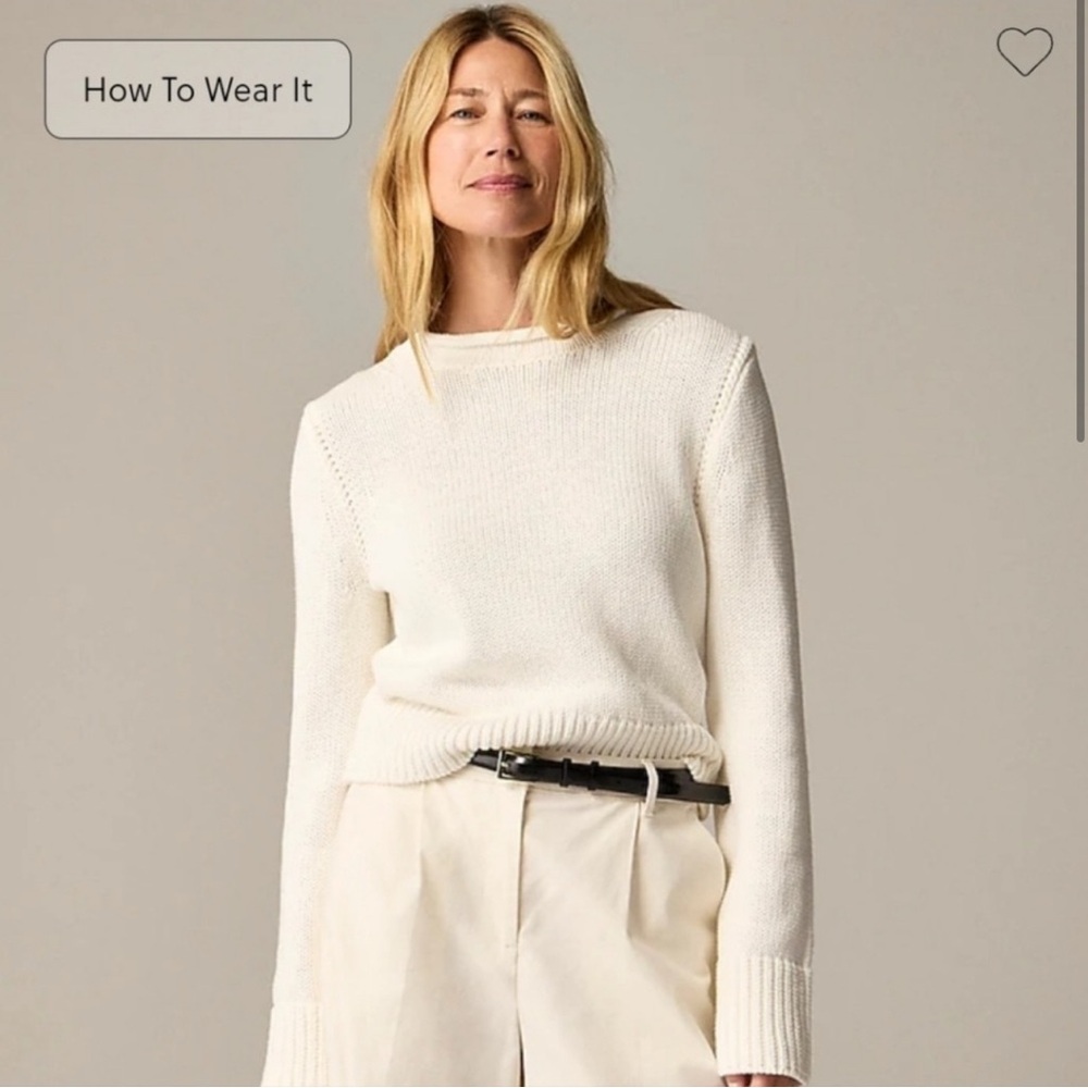 J Crew Heritage cotton Rollneck™ sweater